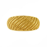 Gold Granulation Statement Ring Odysseus Jewelry