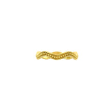 Golden Wave Band with Granulations Odysseus Jewelry