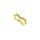 Golden Wave Band with Granulations Odysseus Jewelry