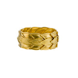18K Byzantine Gold Laurel Ring Odysseus Jewelry