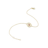 Granulation Gold Bracelet with Ruby Odysseus Jewelry