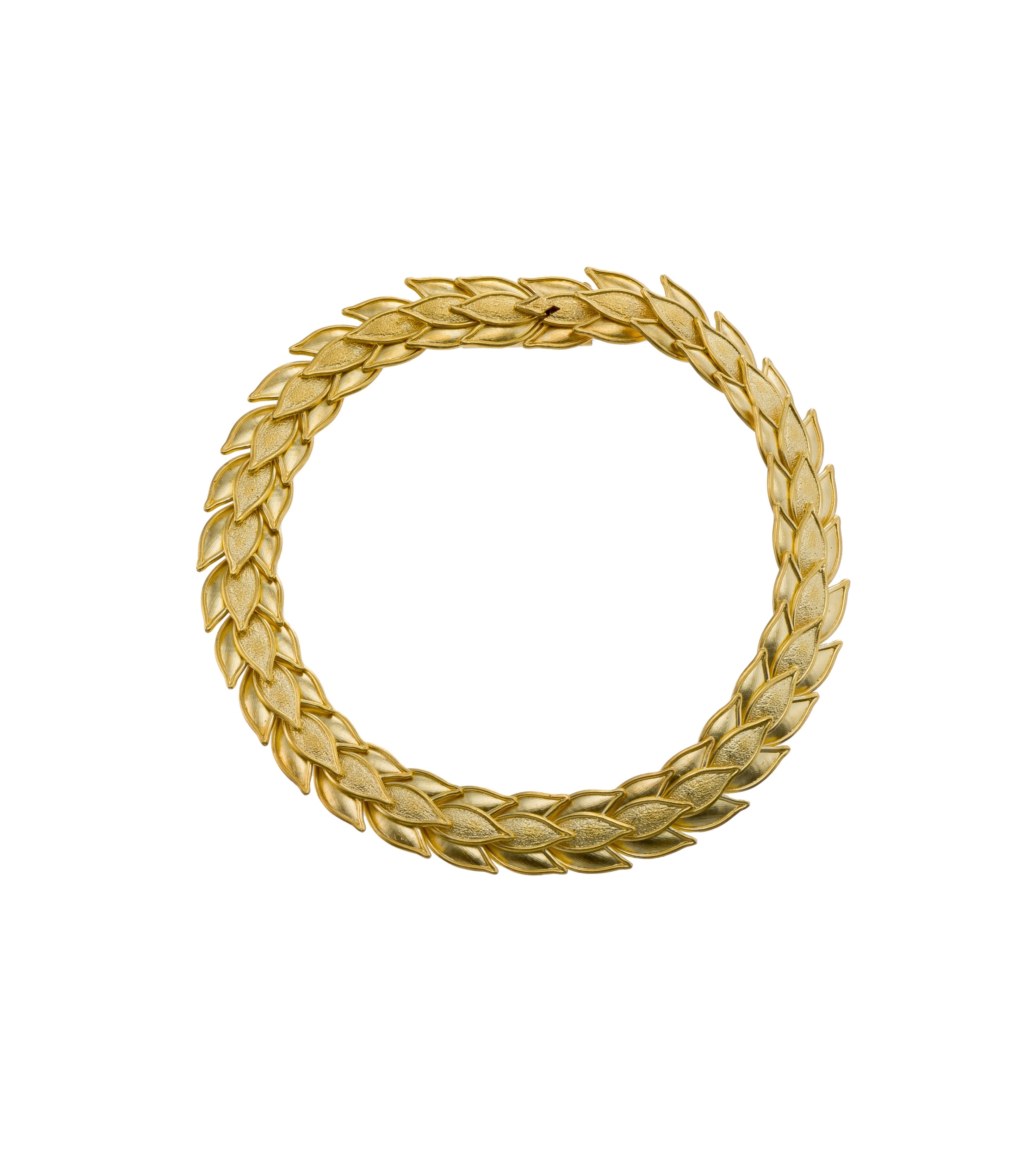 18K Byzantine Gold Laurel Bracelet Odysseus Jewelry