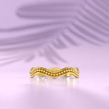 Golden Wave Band with Granulations