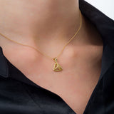 Pyramid Gold Pendant with Granulations