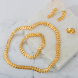 18K Byzantine Gold Laurel Necklace