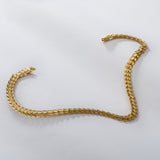 18K Byzantine Gold Laurel Necklace