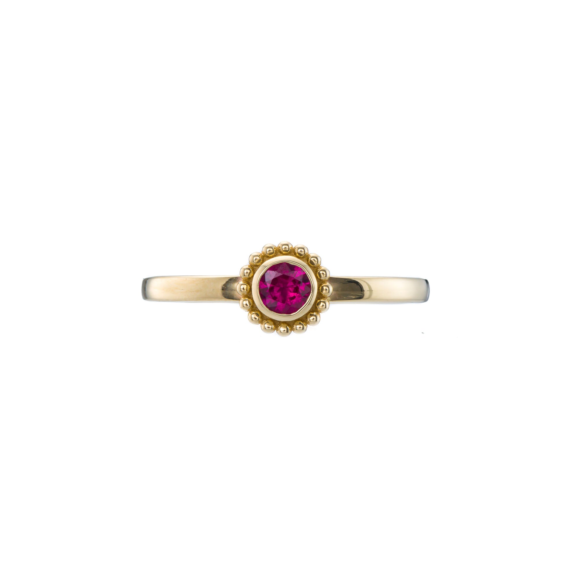Ruby Byzantine Gold Ring Odysseus Jewelry