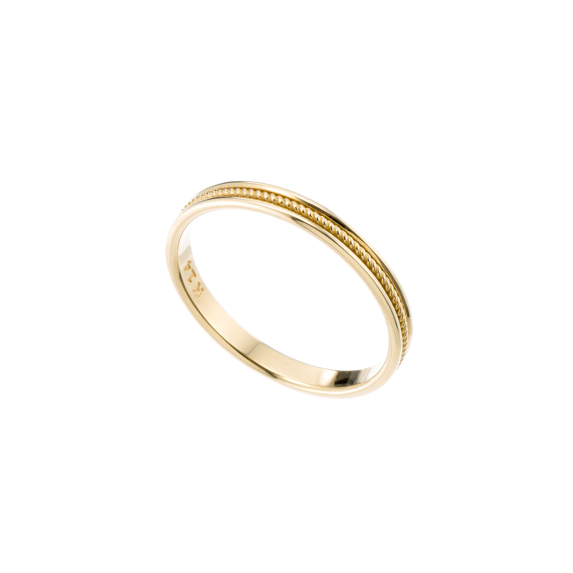 Eternity Gold Rope Ring Odysseus Jewelry