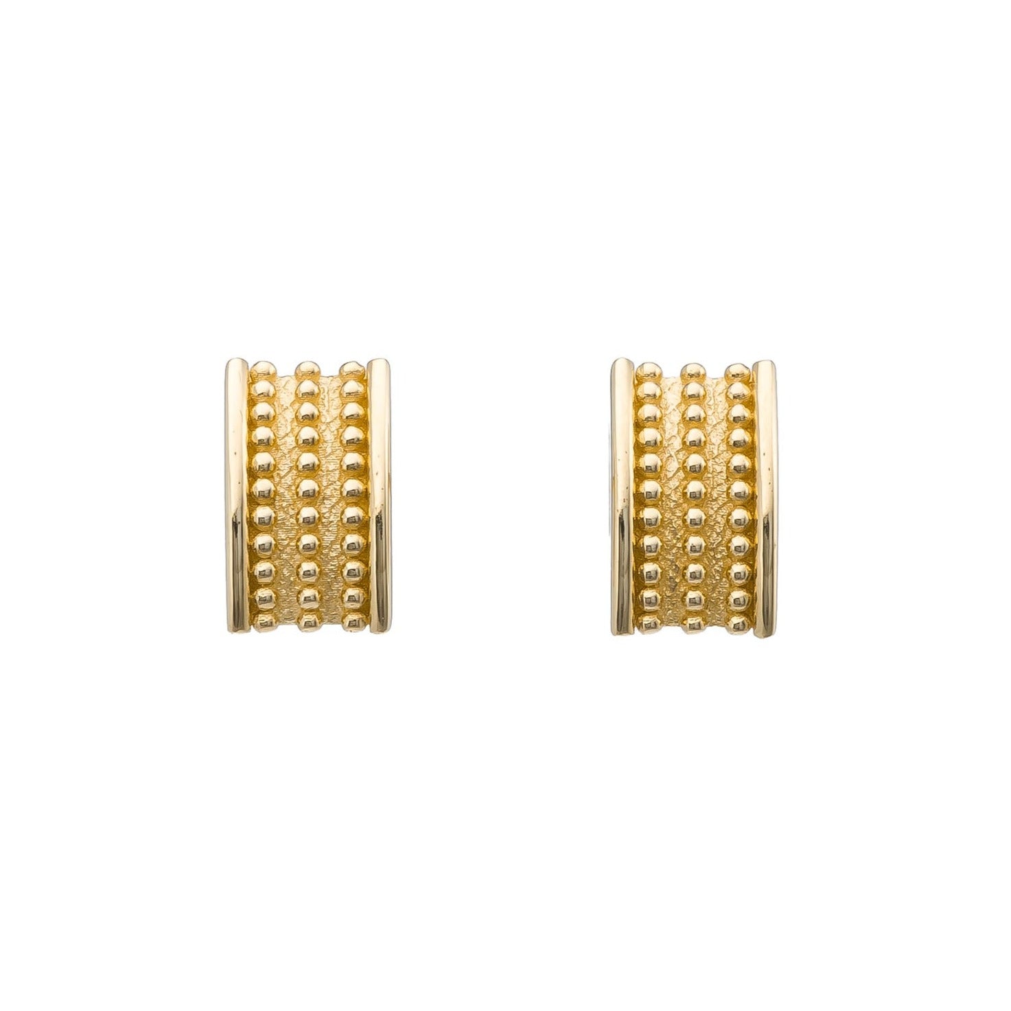 Granulation Gold Byzantine Earrings Odysseus Jewelry
