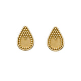 Pear Byzantine Gold Earrings
